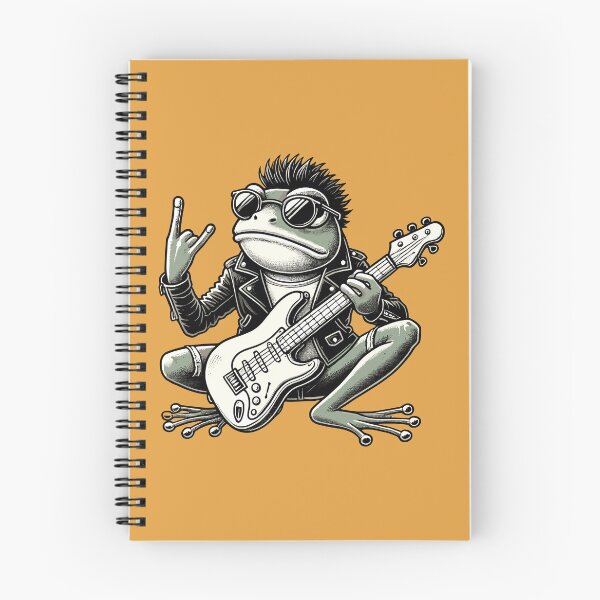 Item preview, Retro Rocker Frog designed and sold by MaateoDesign.