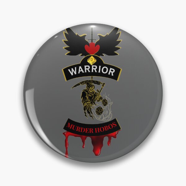 Item preview, Warrior. Murder Hobos. Biker Patch Style designed and sold by Ferndragons.