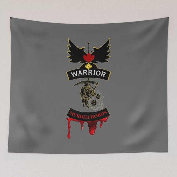 Item preview, Warrior. Murder Hobos. Biker Patch Style designed and sold by Ferndragons.