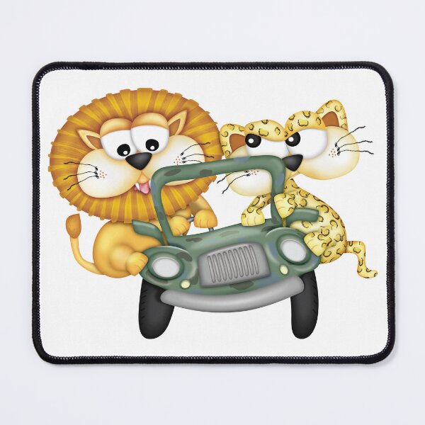 Item preview, Animal Safari - Lion and Leopard designed and sold by roundowl.