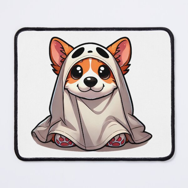 Item preview, Corgi in a Ghost Costume designed and sold by ~ QPAIC ~.