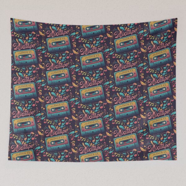 Item preview, Mixtape Memories: Retro Vibes & Tunes designed and sold by SeanOsShirts.