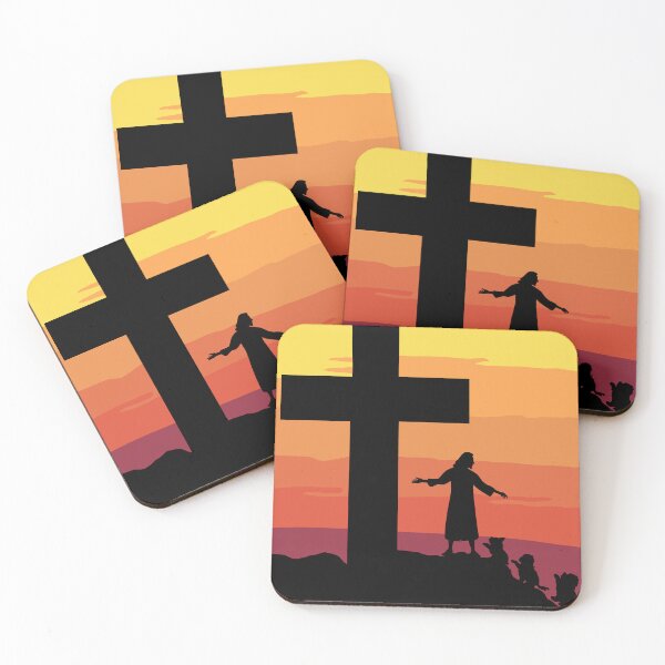Item preview, Dogs Animals Cross Religious Sunset Christianity God Jesus Holy  designed and sold by AubrieBea.