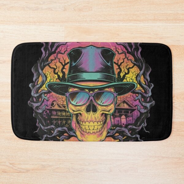 Item preview, Halloween color skull designed and sold by luna--design.