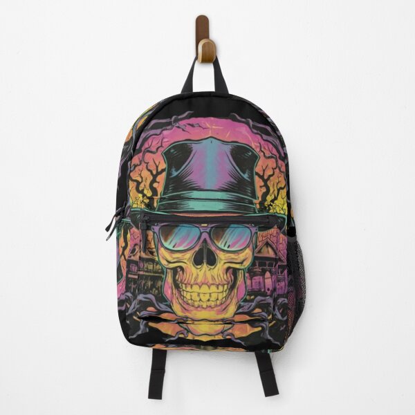 Item preview, Halloween color skull designed and sold by luna--design.