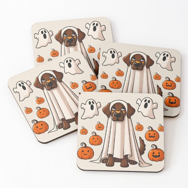 Item preview, Labrador in a Ghost Costume designed and sold by ~ QPAIC ~.