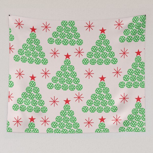 Item preview, Christmas Pickleball Tree with stars Pattern  designed and sold by Yasminepatterns .