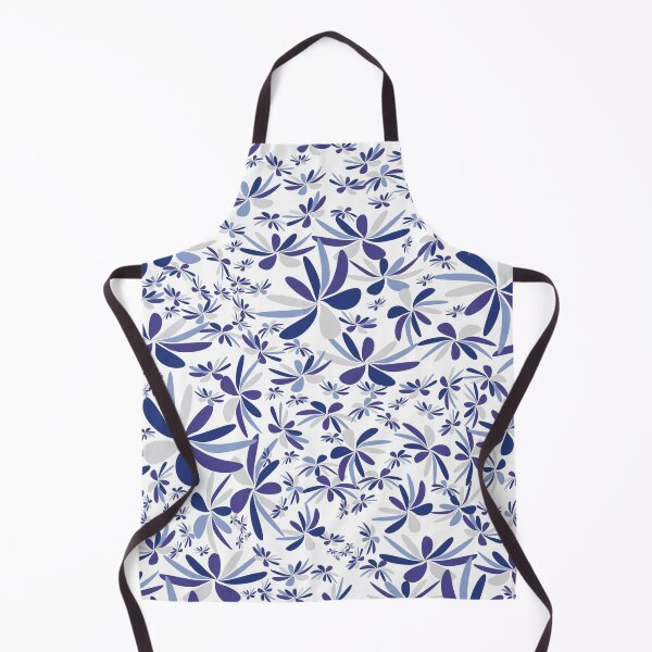 Item preview, Blue flowers designed and sold by pompelmouss.
