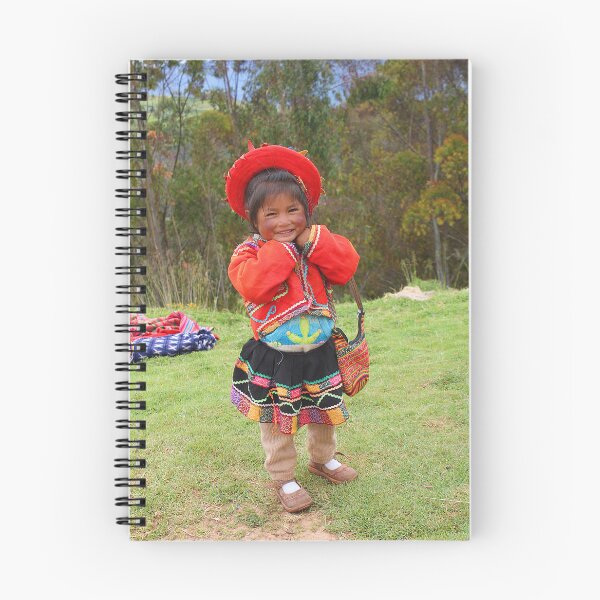Item preview, Happy Peruvian Girl in Traditional Outfit designed and sold by Global Nomad.