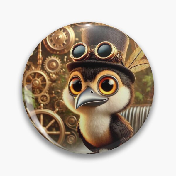 Item preview, Steampunk Comb-crested Jacana designed and sold by Sillytoe.