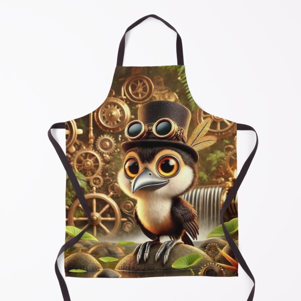 Item preview, Steampunk Comb-crested Jacana designed and sold by Sillytoe.