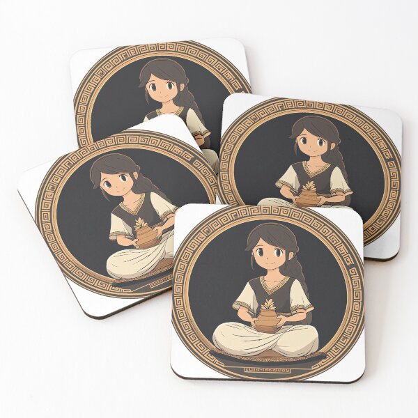 Item preview, Hestia, Greek deity | Anime style designed and sold by ComicsFactory.