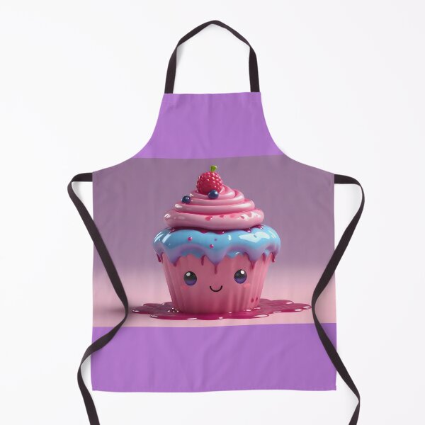 Item preview, KAWAII SQUISHY RASPBERRY BLUEBERRY CUTE CUPCAKE EMOJI designed and sold by Arts4U.