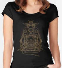 AudioHive - Natural Women's Fitted Scoop T-Shirt