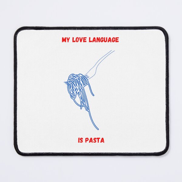 Item preview, My love language is pasta designed and sold by BlissThreads.
