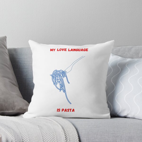 Item preview, My love language is pasta  designed and sold by BlissThreads.