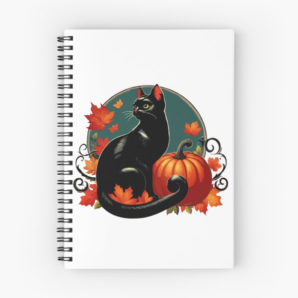 Item preview, Vintage Halloween Black Cat designed and sold by printmala.