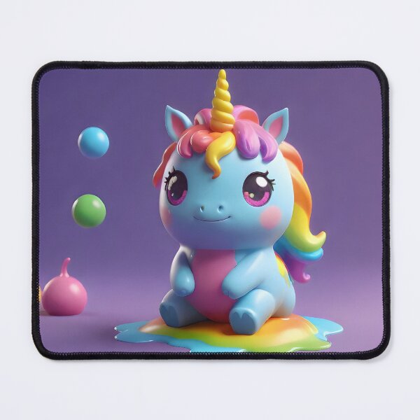 Item preview, RAINBOW UNICORN ADORABLE PRECIOUS COLORFUL SQUISHY PAINT SPLATTER designed and sold by Arts4U.