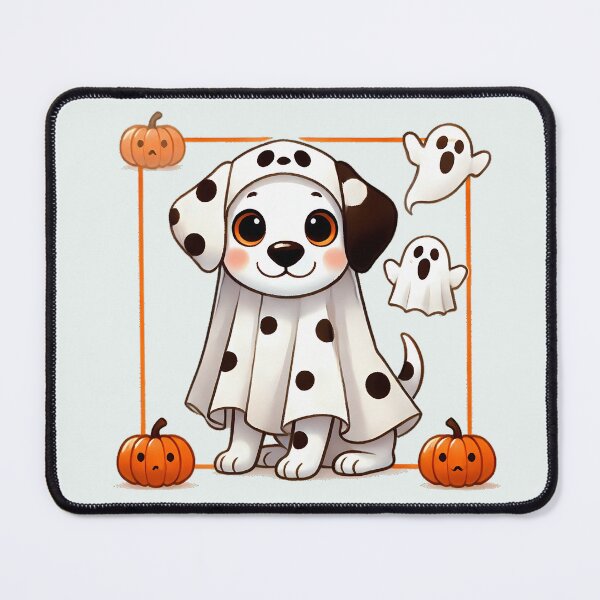 Item preview, Dalmatian in a Ghost Costume designed and sold by ~ QPAIC ~.