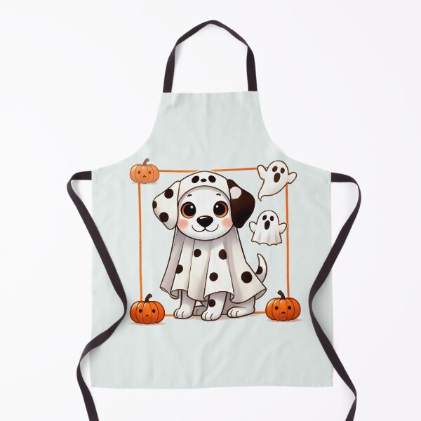 Item preview, Dalmatian in a Ghost Costume designed and sold by ~ QPAIC ~.