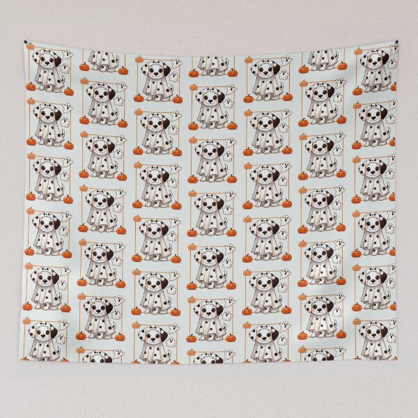 Item preview, Dalmatian in a Ghost Costume designed and sold by ~ QPAIC ~.