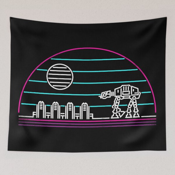 Item preview, Hoth 1980s Neon Sci Fi designed and sold by therocketman.