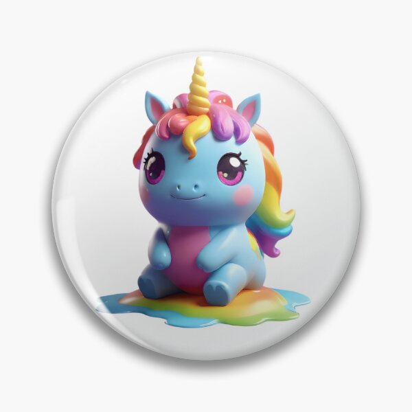 Item preview, ADORABLE RAINBOW UNICORN STICKER designed and sold by Arts4U.