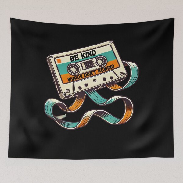 Item preview, be kind words don't rewind designed and sold by ketkacreations.