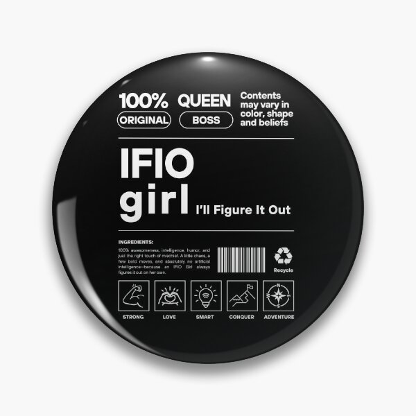 Item preview, Human-being label for an IFIO girl - I'll Figure It Out designed and sold by IFIOgirl.