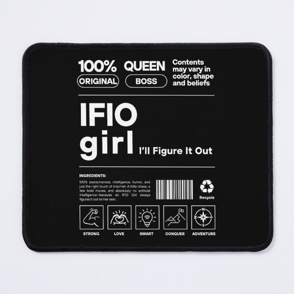 Item preview, Human-being label for an IFIO girl - I'll Figure It Out designed and sold by IFIOgirl.