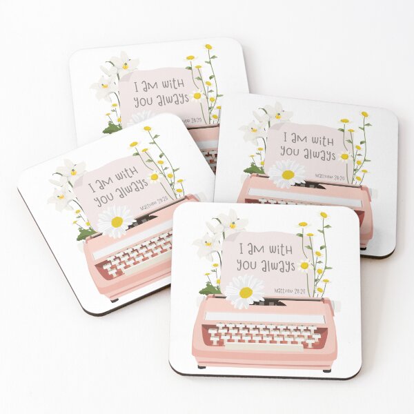 Item preview, I am with you always Matthew 28:20 Typewriter designed and sold by EnergizingEmily.