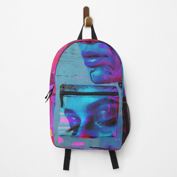 Item preview, Women portraits, digital distortion, intense glitch colors designed and sold by Piotrek0001.