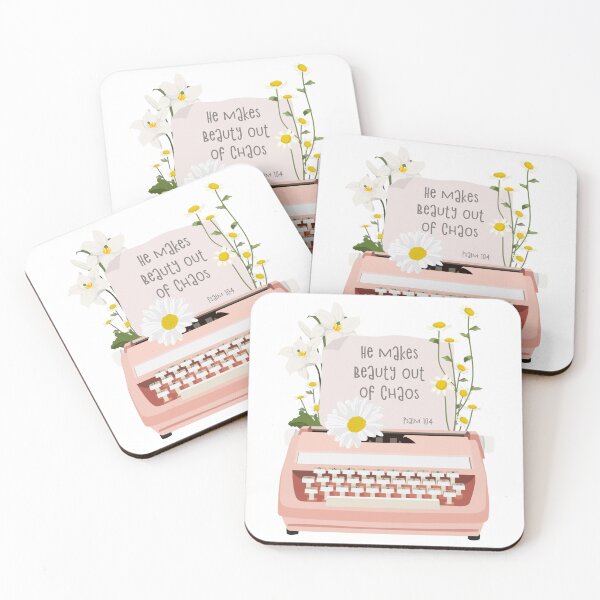 Item preview, He makes beauty out of chaos Psalm 104 designed and sold by EnergizingEmily.