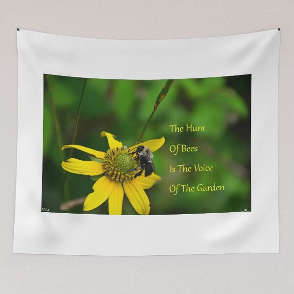 Item preview, The Hum Of Bees Is The Voice Of The Garden designed and sold by LisaWootenPhoto.