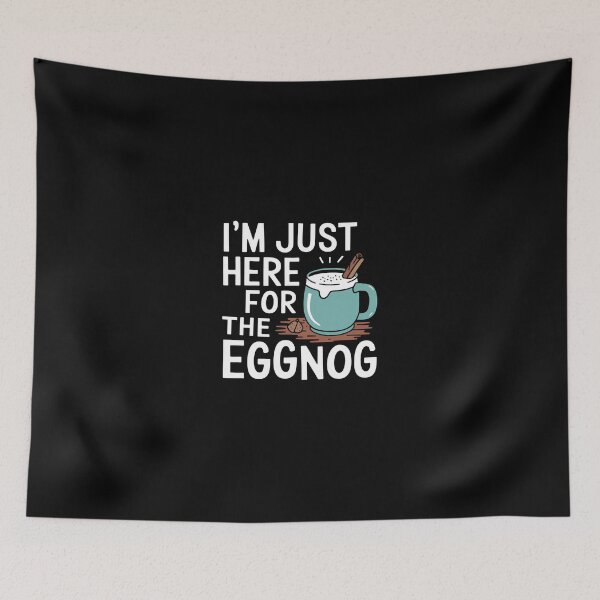 Item preview, I'm Just Here for the Eggnog Christmas   designed and sold by These_Prints.