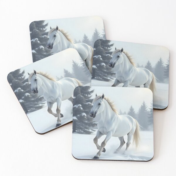 Item preview, White horse designed and sold by RobiCom.