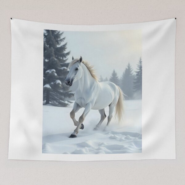 Item preview, White horse designed and sold by RobiCom.