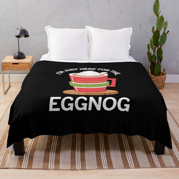 Item preview, I'm Just Here for the Eggnog Christmas designed and sold by These_Prints.