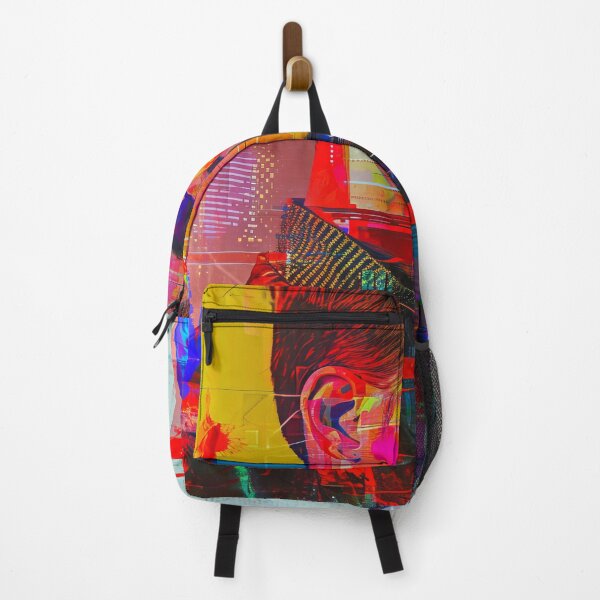 Item preview, Women portraits, digital distortion, intense glitch colors designed and sold by Piotrek0001.