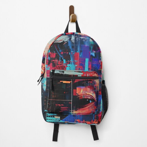Item preview, Women portraits, digital distortion, intense glitch colors designed and sold by Piotrek0001.