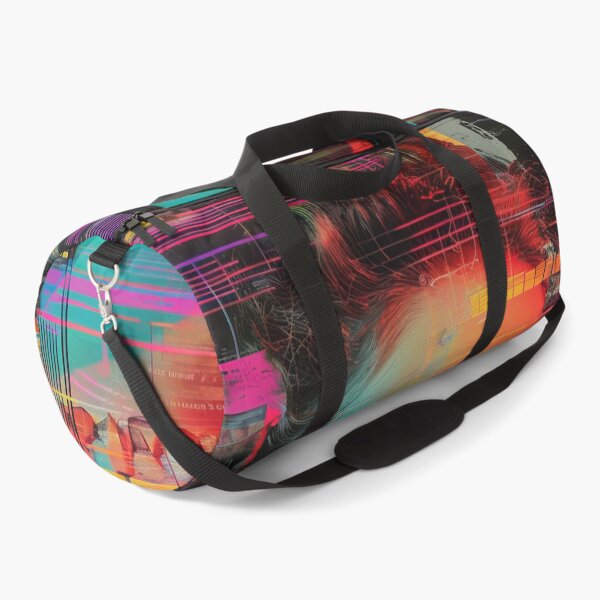 Item preview, Women portraits, digital distortion, intense glitch colors designed and sold by Piotrek0001.