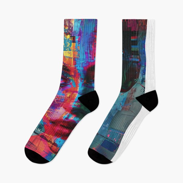 Item preview, Copy of Women portraits, digital distortion, intense glitch colors designed and sold by Piotrek0001.