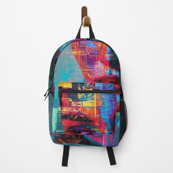Item preview, Copy of Women portraits, digital distortion, intense glitch colors designed and sold by Piotrek0001.
