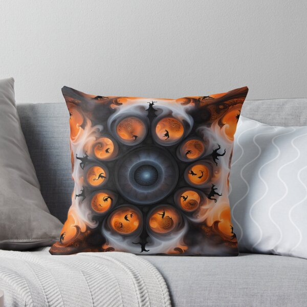 Item preview, Ethereal Ghost Mandala for Halloween designed and sold by MandalasShops.