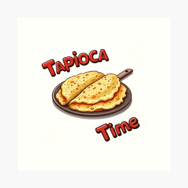 Vista previa del artículo con la obra «Tiempo de tapioca», diseñado y vendido por MikeMoreArt.