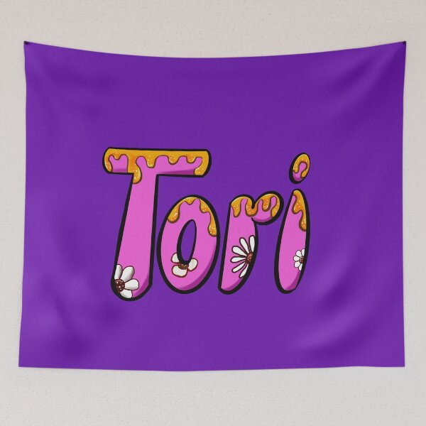 Aperçu de l'œuvre Tori à Puple Victoria Cadeaux populaires pour filles et femmes personnalisés avec nom Tori créée et vendue par Artonmytee.