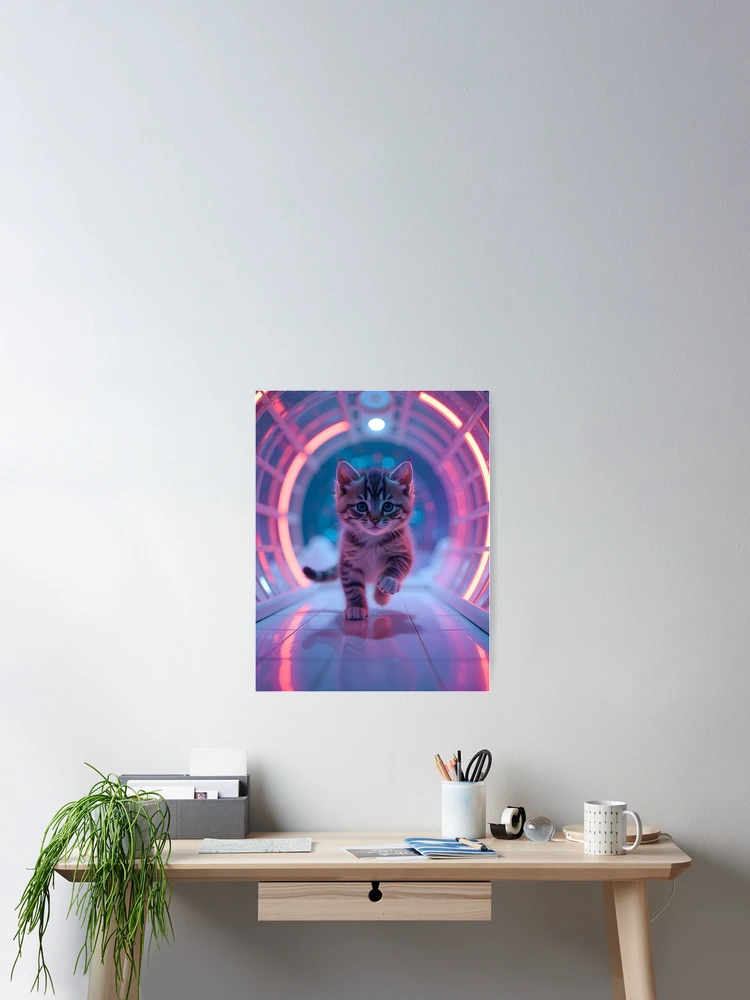 Thumbnail 2 of 3, Poster, Cat designed and sold by RobiCom.