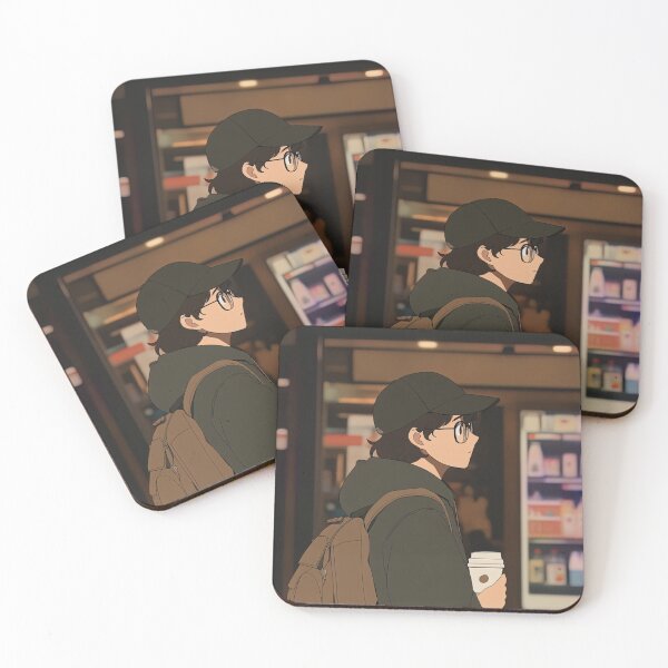 Item preview, Hipster man | Anime style designed and sold by ComicsFactory.