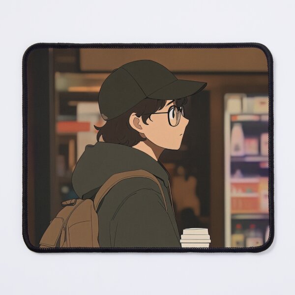 Item preview, Hipster man | Anime style designed and sold by ComicsFactory.