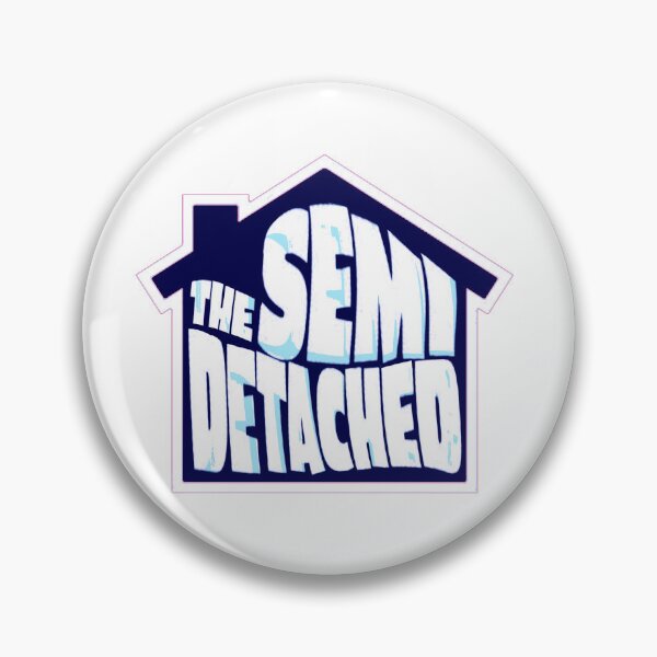 Item preview, Semi Detached House Logo Blue designed and sold by HeadacheMachine.